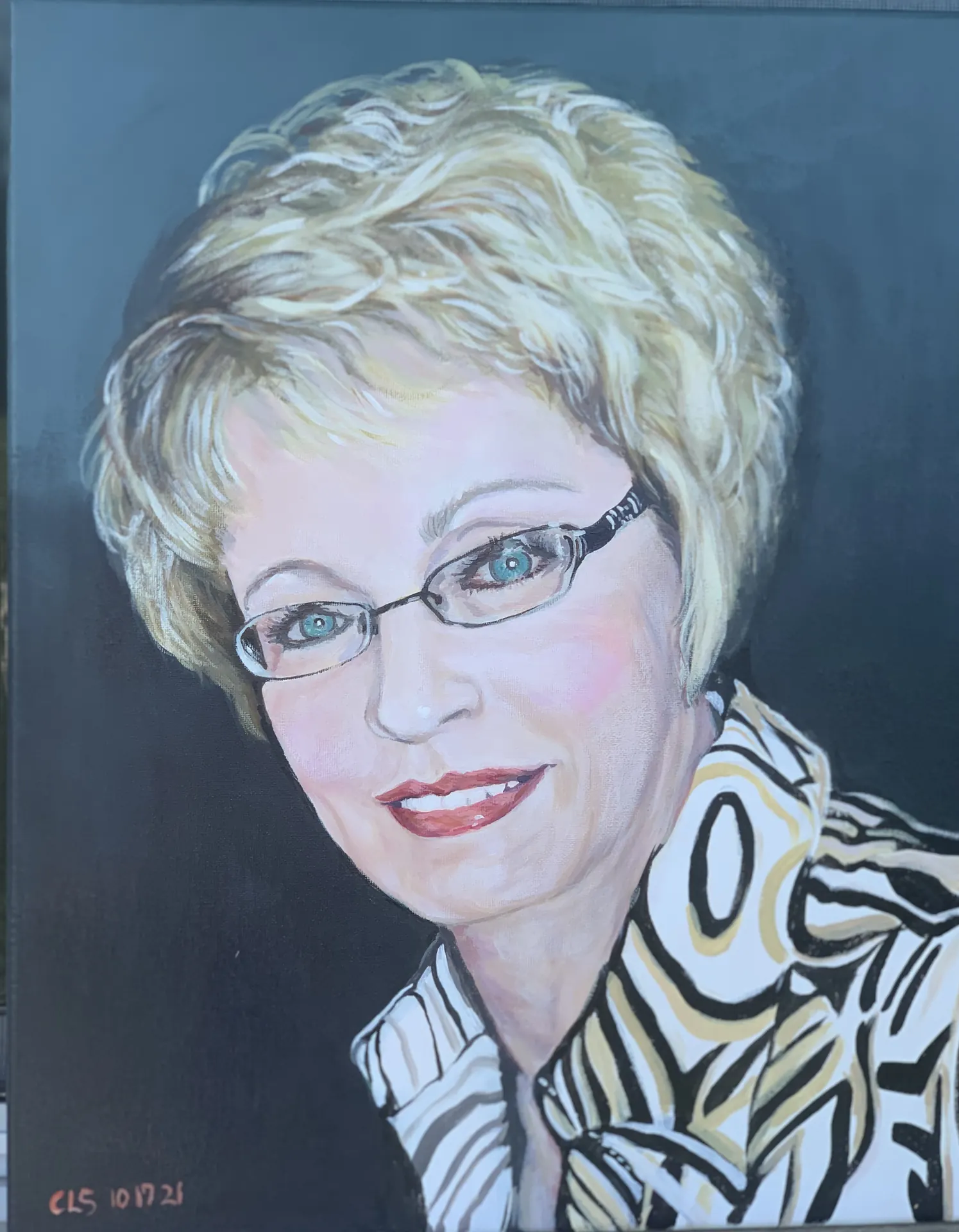 Connie Straub portrait painting