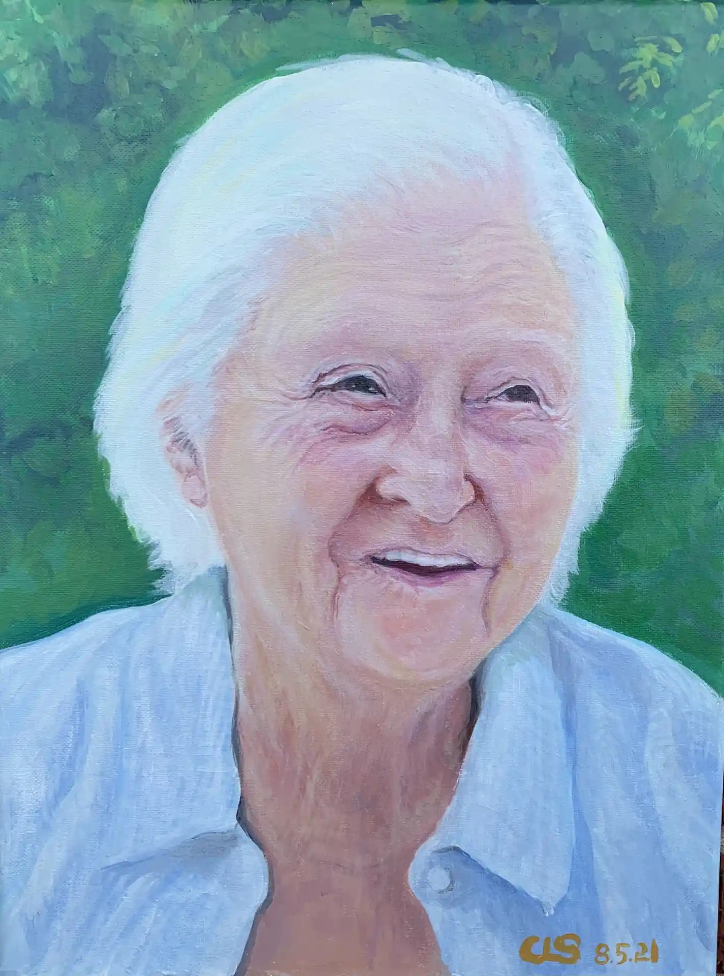 Connie Straub portrait painting