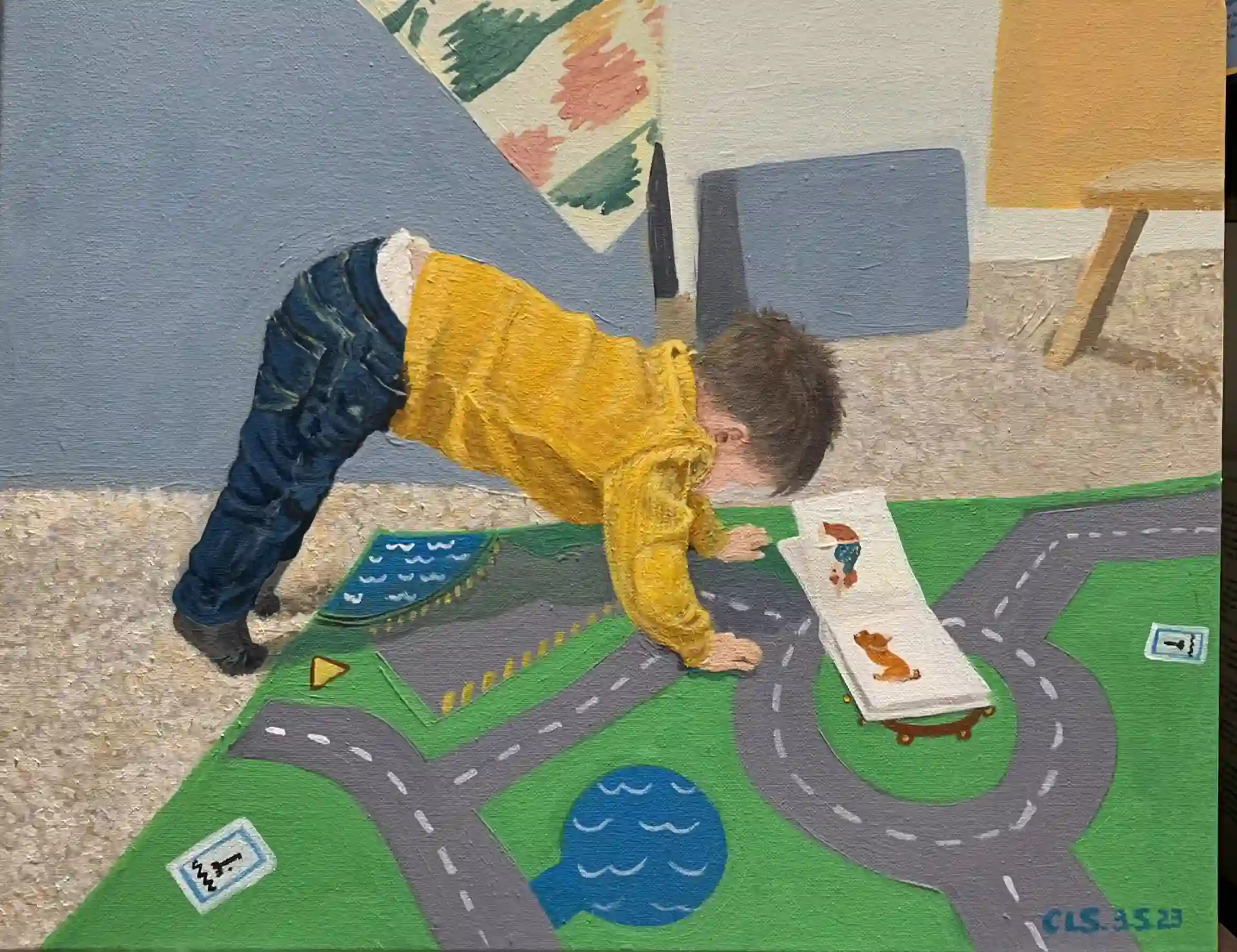 Connie Straub portrait painting