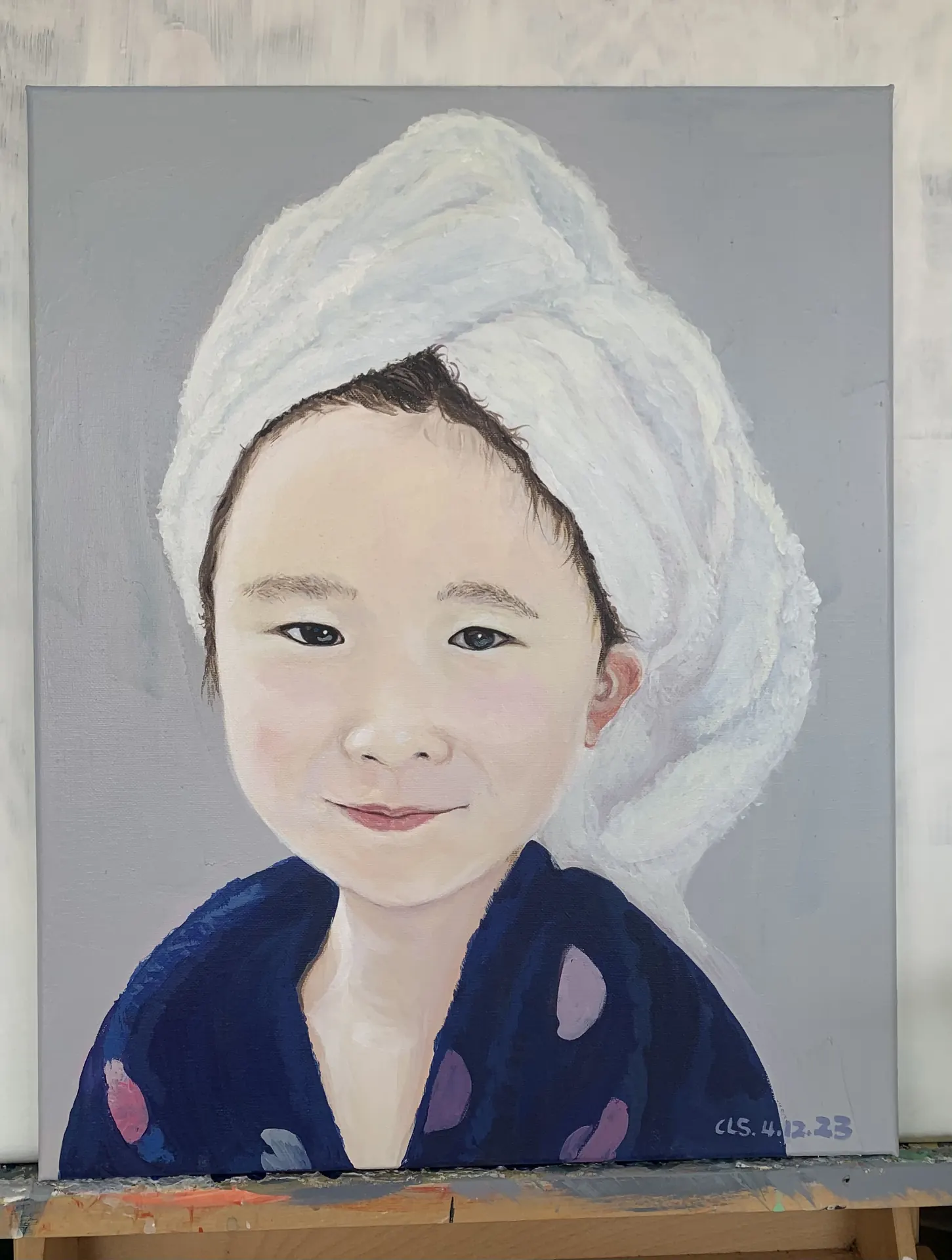 Connie Straub portrait painting